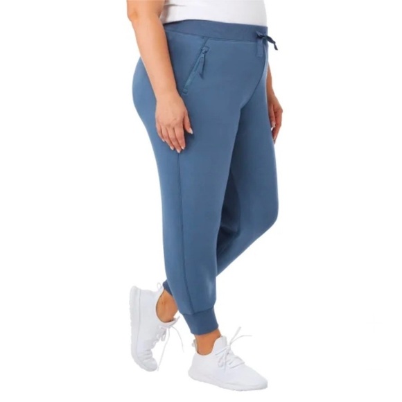 NWT Kirkland Signature Ladies’ Active Blue Jogger Pants Plus Sz 3X - Picture 2 of 11